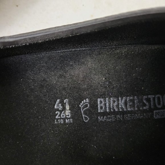 Birkenstock Size 41 Profi-Birki Polyurethane Black Vegan Clogs Black Unisex - Picture 11 of 12